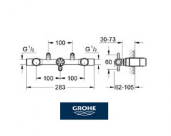 CUERPO EMPOTRADO LAVABO GROHE